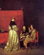 Gerard Ter Borch Paternal Advice oil painting reproduction